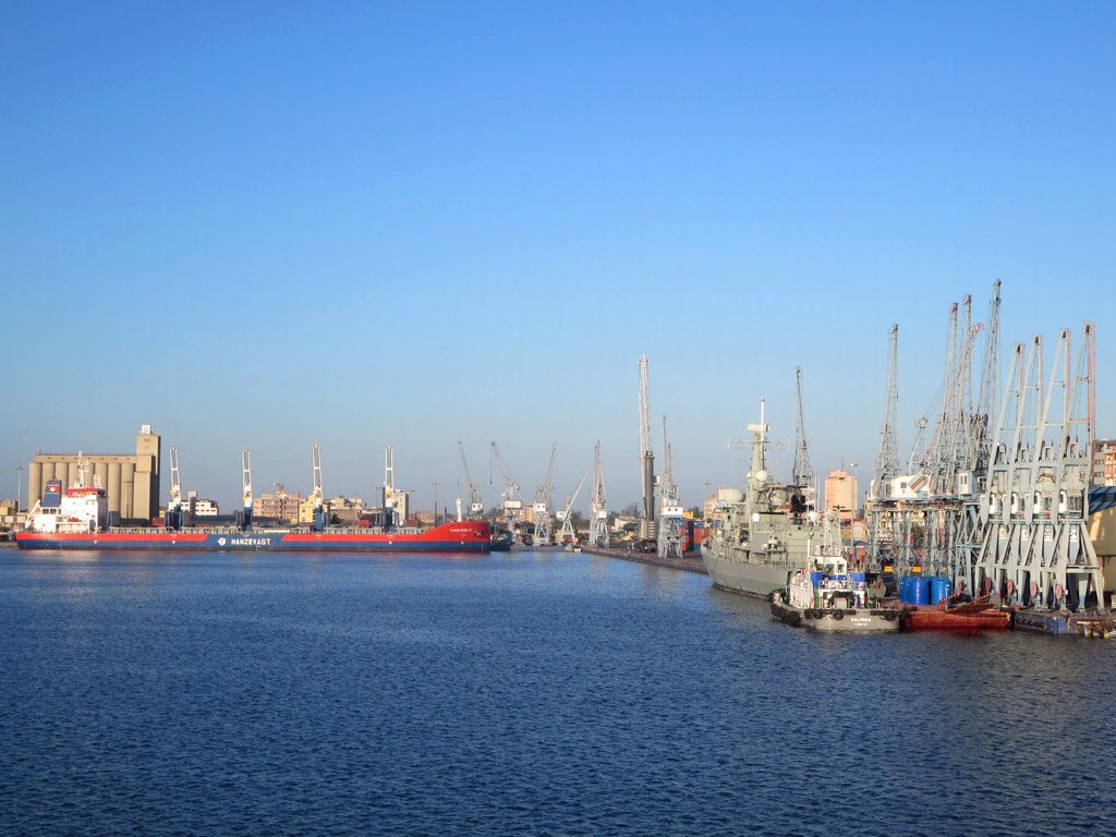 Le port de Lobito, sur la côte atlantique de l'Angola
